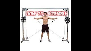 ASSEMBLY Powerline by BodySolid Cable Crossover Machine PCCO90X [upl. by Doreen]