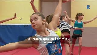 Gymnastique  les féminines du PSL Montchat à létroit [upl. by Nosiram388]