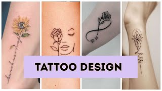 BEST TATTOO DESIGNS FOR GIRLS  SMALL TATTOO DESIGNS FOR WOMEN  LATEST TATTOO DESIGN IDEAS [upl. by Llerred567]