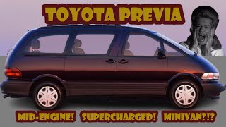 Here’s how the Toyota Previa was the only midengined supercharged minivan [upl. by Aloisius]