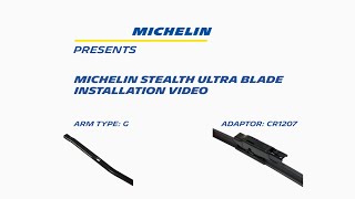 Michelin Stealth Ultra Installation Video  Bayonet Wiper Arm [upl. by Oleusnoc615]