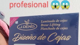 como hacer un laminado de cejas paso a paso con jDenis [upl. by Ohara314]