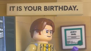 Jim and Dwight Planning a Party in LEGO [upl. by Ecirtnas]