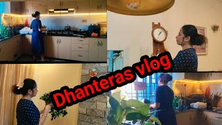 Suva Dhanters pura bg din var kaam dewali shopping Routine as a smart house wife👰 [upl. by Alyss613]