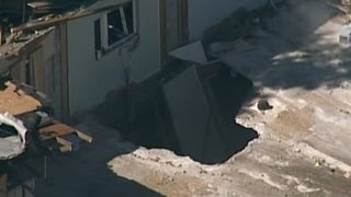 Close Look at Sinkhole that Swallowed Florida Man [upl. by Layla382]