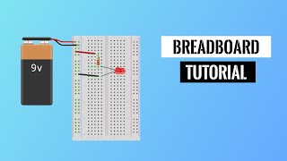 How to use a Breadboard TUTORIAL [upl. by Llertnad]