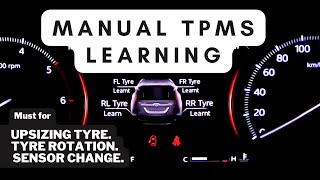 Manual TPMS Learning  ScorpioN  XUV700 Reset TPMS Alert Light Tyre Fill Assist [upl. by Mountford]