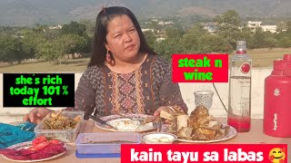 OUTDOOR EAT YAYAMANIN FOR TODAYS VEDIO pinaysecondwifeinpakistan [upl. by Nylrem]