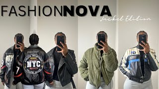 FASHION NOVA HAUL JACKET EDITION [upl. by Lenej]