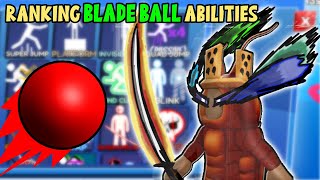 Tier Listing All The Blade Ball Abilities [upl. by Ulda]