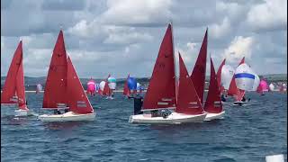 Squib Nationals at Weymouth Day 5 Rounding the first leeward mark by Greg Croydon [upl. by Ahsilram]