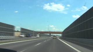 Autostrada A4 Brzesko  Tarnów Zachód otwarta jezdnia płd [upl. by Constantia]