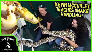 HOW TO TAME GIANT SNAKES with Kevin McCurley [upl. by Tnattirb]