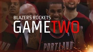 Game Two  Blazers vs Rockets MiniMovie [upl. by Windzer]