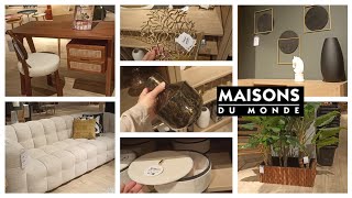 MAISONS DU MONDE NOUVEAUTÉS DÉCORATION ET MEUBLES MIROIR LAMPES [upl. by Coffey764]