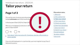 How do I tailor my Self Assessment tax return [upl. by Wenona]