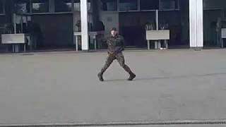 Swiss Soldier dances like Michael Jackson [upl. by Hamlani]