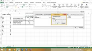 Excel 2013  Dataanalyse  16 Van links naar rechts [upl. by Schell]