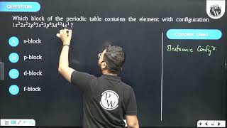 Which block of the periodic table contains the element with configuration \1 s2 2 s2 2 p6 3 [upl. by Elocel269]