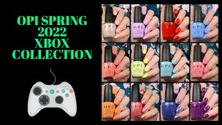 NEW OPI Spring 2022 XBox Collection  Review with Live Swatches amp Comparisons [upl. by Essirahs]