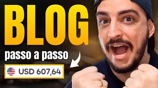 COMO CRIAR UM BLOG E COMO GANHAR DINHEIRO COM BLOG profissional [upl. by Miuqaoj144]