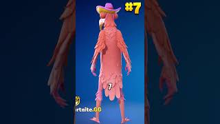 TOP 5 GEHASSTE FORTNITE SKINS😬fortnite shorts [upl. by Dihsar]