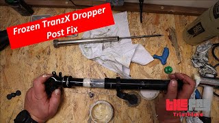 How To Unseize and Service a TranzX Dropper Post [upl. by Annairb394]