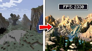 ✨ 3 SHADERS LEVE para PC FRACO no MINECRAFT 121 ✨ [upl. by Imit]