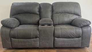 Wannek Furniture Gray Power Recliner Loveseat Couch for Sale ONLY 699 Used Sofa Store Lansdale PA [upl. by Folly]