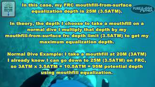 FRC freedive training the traditional FrenzelFattah mouthfill practice [upl. by Redford]