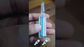 Aminophylline injection Aminophylline injection use side effectscontraindicationshortvideo💉💉 [upl. by Schaaff]