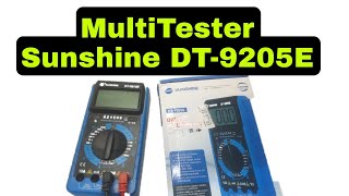 3 Menit Tutorial Lengkap MULTITESTER SUNSHINE DT9205E [upl. by Iadam461]