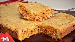 Torta de frango de liquidificador  Receitas [upl. by Akinam350]