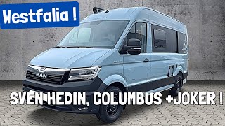 WESTFALIA LATEST MODELS QUICK LOOK AT SVEN HEDIN COLUMBUS amp CLUB JOKER [upl. by Florance]