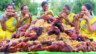 ARABIAN FULL CHICKEN MANDI BIRYANI  Traditional Emirati Cuisine in UAE  Preparation VILLAGE BABYS [upl. by Krawczyk]