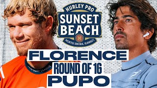 John John Florence vs Miguel Pupo  Hurley Pro Sunset Beach 2024  Round of 16 [upl. by Julianna]