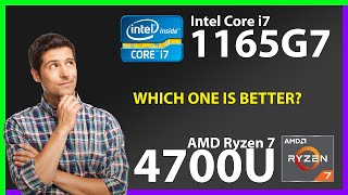 INTEL Core i7 1165G7 vs AMD Ryzen 7 4700U Technical Comparison [upl. by Rabah]