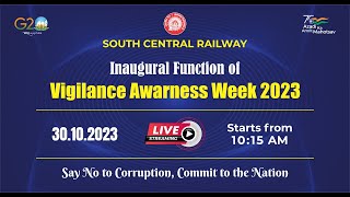 Observance of Vigilance Awareness Week 2023  Inaugural Function 30102023 [upl. by Aisetra]