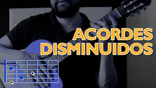 ACORDES DISMINUIDOS en guitarra acustica [upl. by Ellerey68]