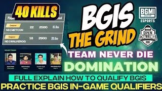 How To Qualify Bgis In game qualifiers 2024🤯  How to get 40 Kills in bgis in game qualifiers [upl. by Lambart]