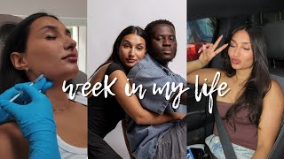 Eerste keer botox zetten fotoshoot samen en mijn favoriete koffie  Weekvlog [upl. by Nnylacissej]