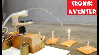 TRONIK AVENTUR 270  ARDUINO EXPERIMENT FLAMME SENSOR IR  FIRE EXTINCTION DIY [upl. by Jenn]