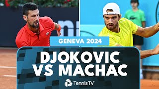 Novak Djokovic vs Tomas Machac Highlights  Geneva 2024 SemiFinal [upl. by Rodrigo]