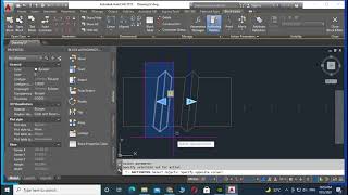 Autocad Block using Stretch amp Array parameters [upl. by Keslie]