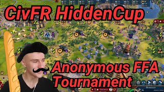 Civ 6 Competitive Multiplayer  CivFR Anonmouy FFA Hidden Cup Finals [upl. by Lebiralc]