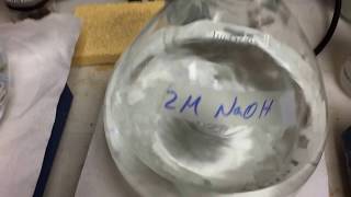 1How To Make 2 M HCl amp 2 M NaOH Solutions [upl. by Eseneg947]