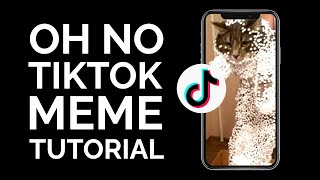 How to Make the Oh No TikTok Meme Oh No TikTok Trend Challenge Tutorial [upl. by Ordnas]