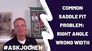 Common Saddle Fit Problem Right Angle Wrong Width  ASKJochen Livestream QampA Excerpt [upl. by Kcirdot]