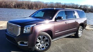 2015 GMC Yukon XL Denali  TestDriveNowcom Review by Auto Critic Steve Hammes  TestDriveNow [upl. by Morlee359]