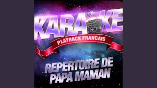 Le Plus Fort Cest Mon Père — Karaoké Playbacks Avec Choeurs — Rendu Célèbre Par Lynda [upl. by Petronilla84]